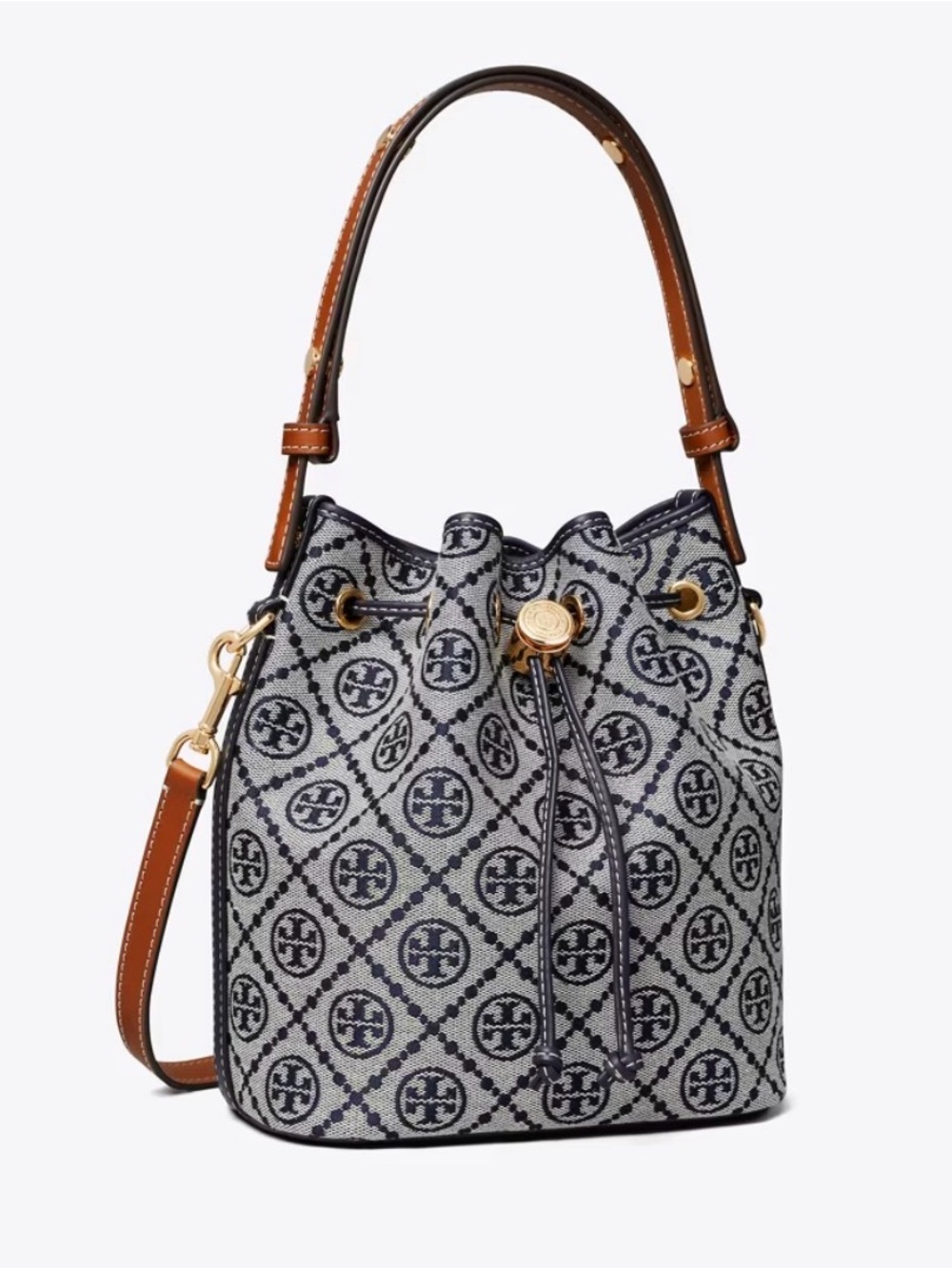 Tory Burch T MONOGRAM BUCKET BAG